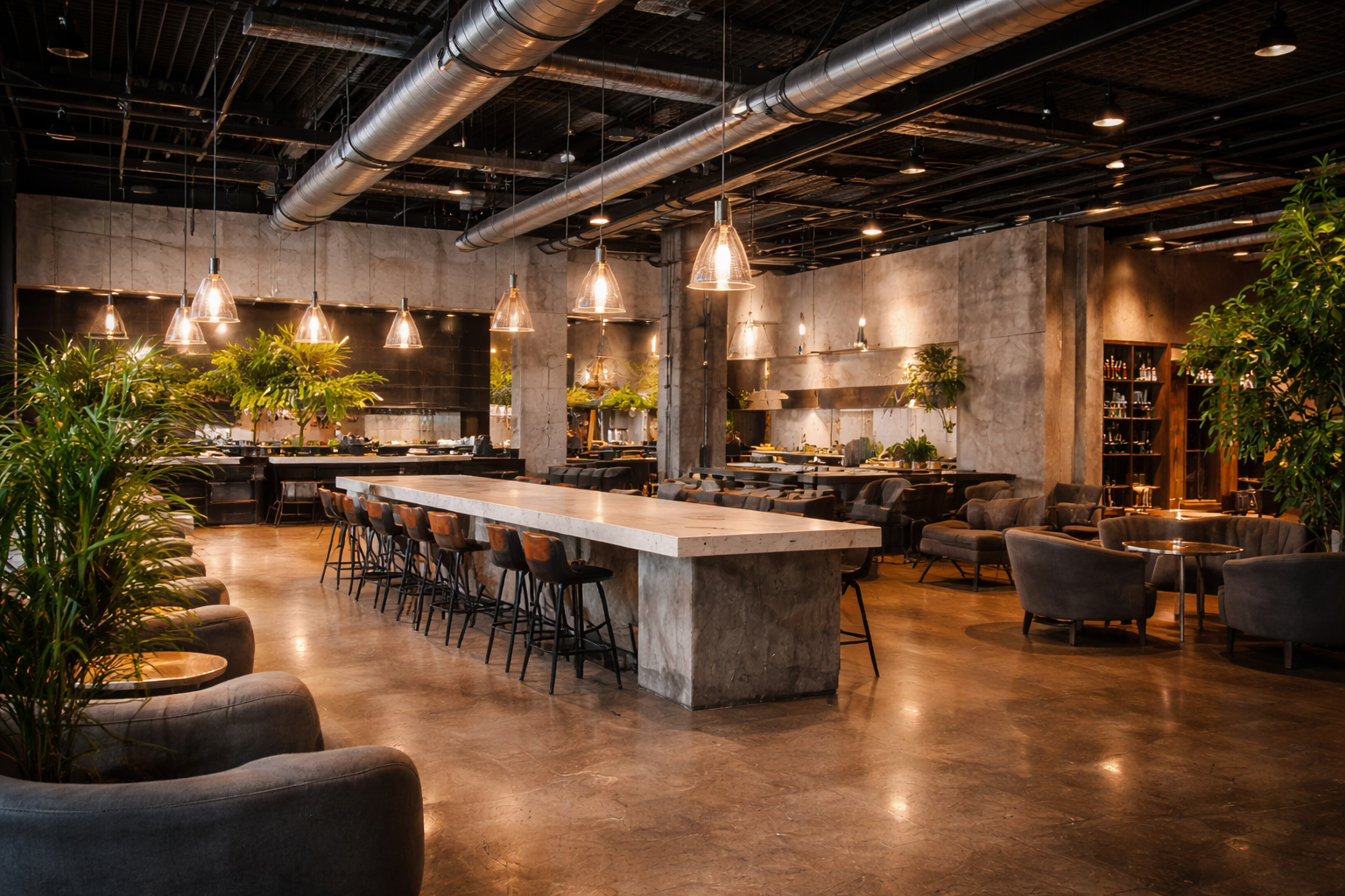 Commercial build-outs and reception millwork